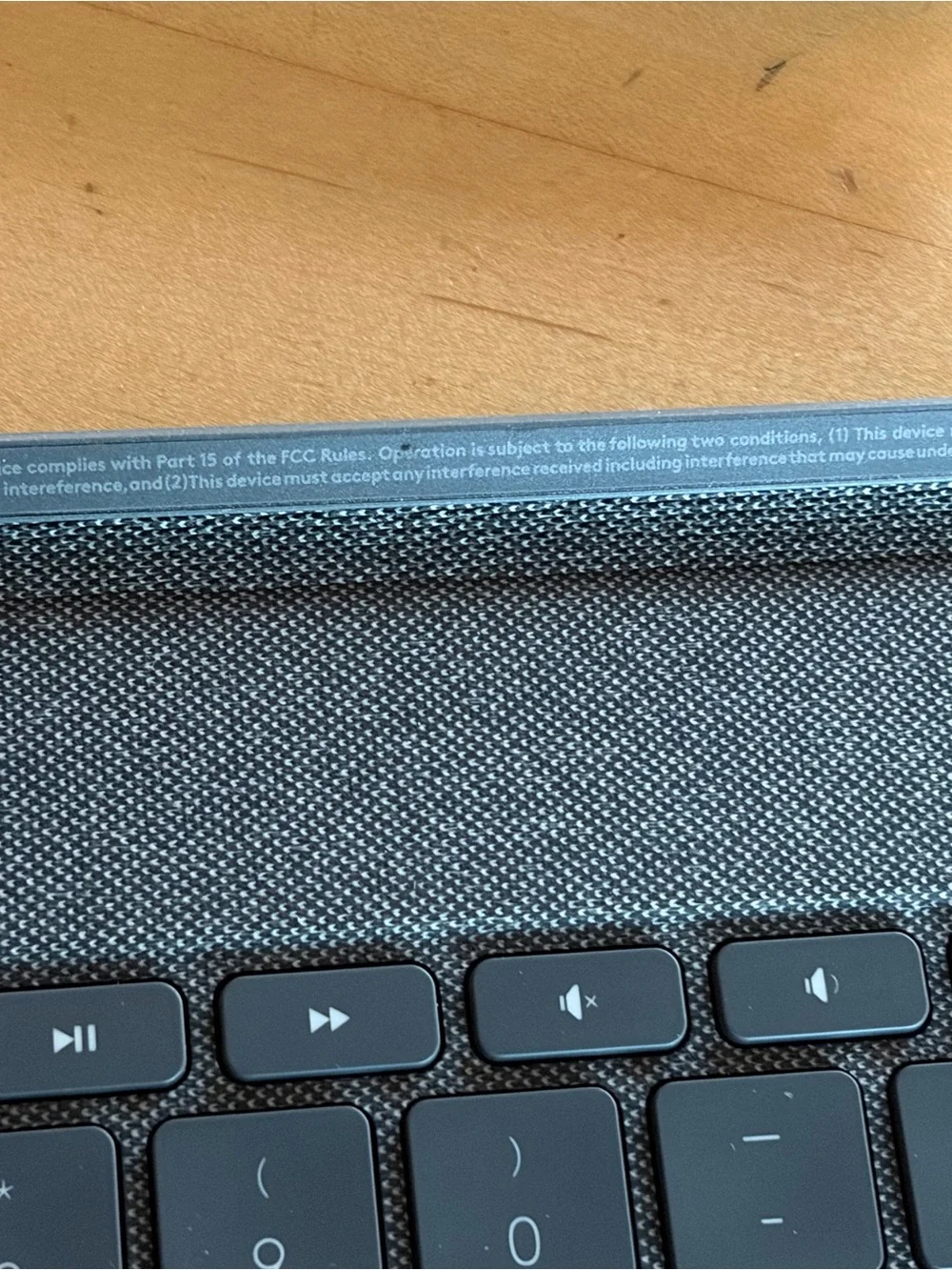 Logitech gray combo touch Tablet Keyboard Case with Trackpad 13” iPad Pro